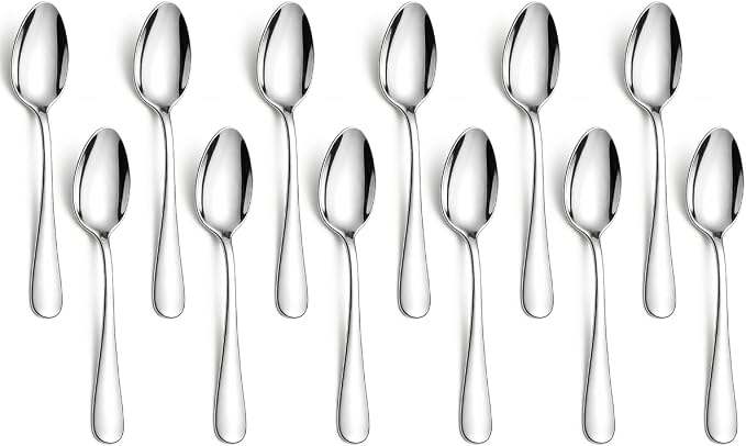 Demitasse Espresso Spoons 12 Pieces 5", Berglander Stainless Steel Mini Coffee by Berglander