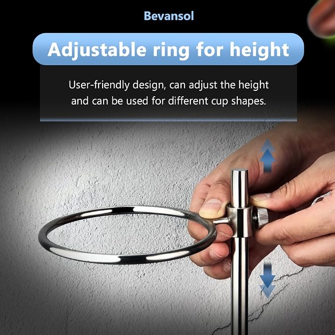 Adjustable Stainless Steel Coffee Dripper Stand - Image 7