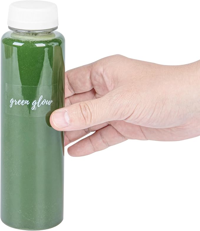 Restaurantware-1.9 x 1 Inch Green Glow Juice Bottle Labels, 100 Self-Adhesive - Image 8