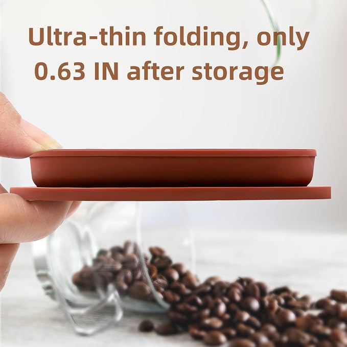 Set of 2 Paperless Collapsible Travel Pour Over Coffee Dripper Kit - Image 5