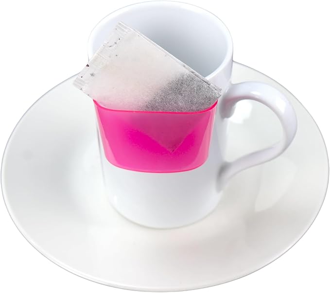 Iconikal 12-Pack Hook on Mug Plastic Tea Bag Holder Set - Image 7