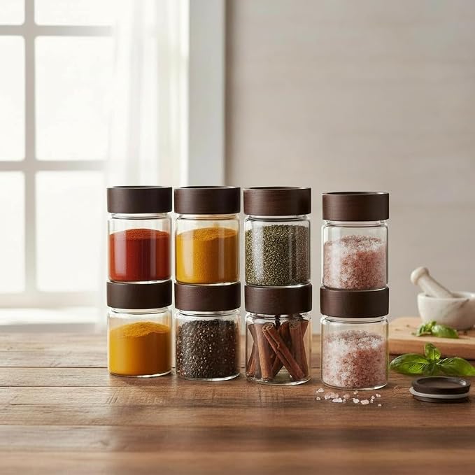 Wide Mouth Glass Storage Jars - Image 9
