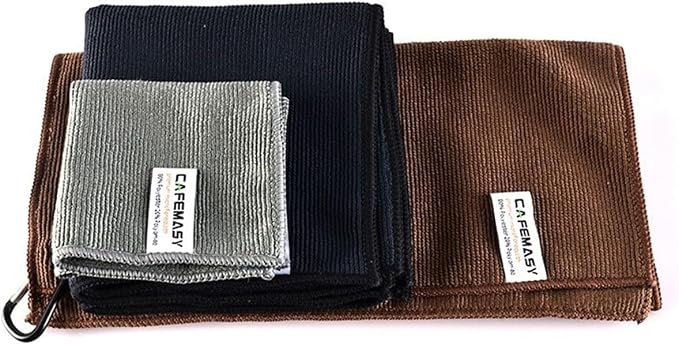 FABULETTA 4 Pack Microfiber Espresso Cleaning Cloth Set - Image 8