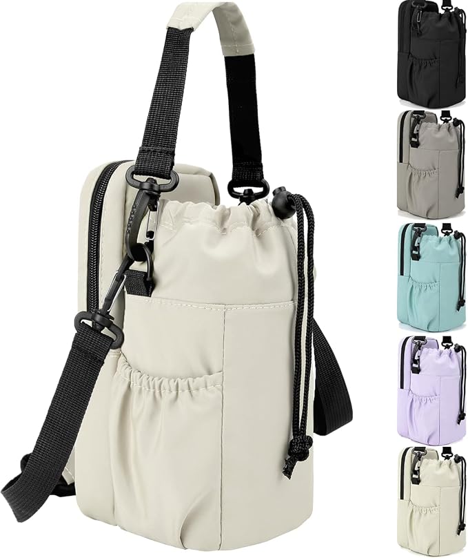 Water Bottle Holder with Strap, 32/40oz Insulation Water Bottle Carrier Bag by JRQCSJY