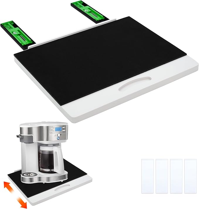 MinBoo Bamboo Appliance Slider, Sliding Tray by MinBoo