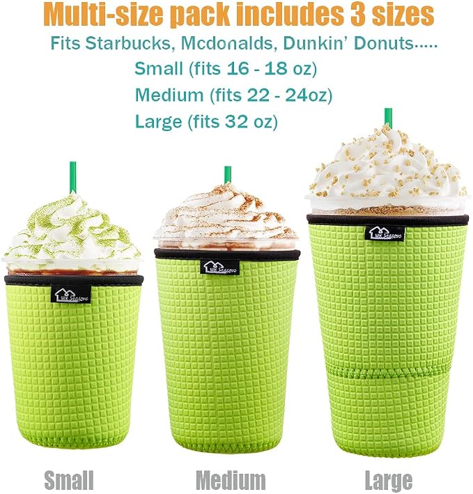 Reusable Iced Coffee Insulator Sleeve - Image 4