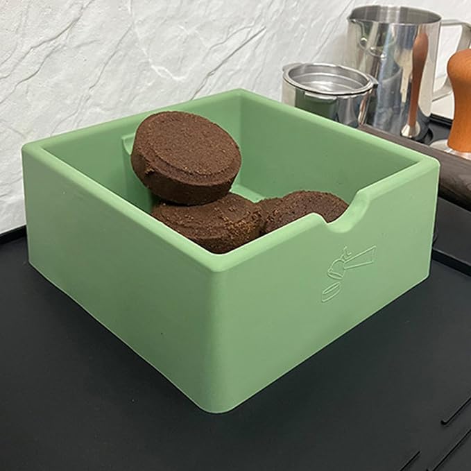 Extended Use Food Safe Silicone Coffee Puck Disposal Bin Quiet and Temperature - Image 3