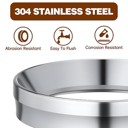 Magnetic Stainless Steel Espresso Dosing Funnel Compatible - Image 3