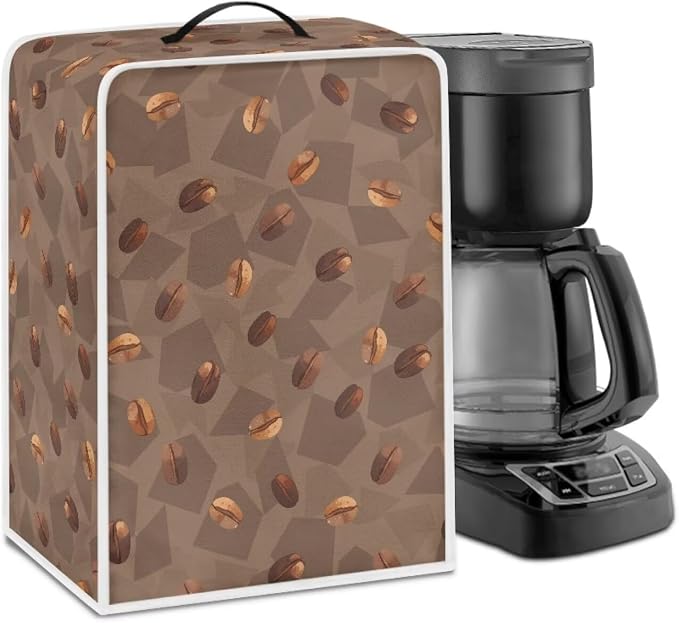 Coffee Beans Coffee Machine Cover Coffee Maker Cover Protection Dust Covers by Unknown
