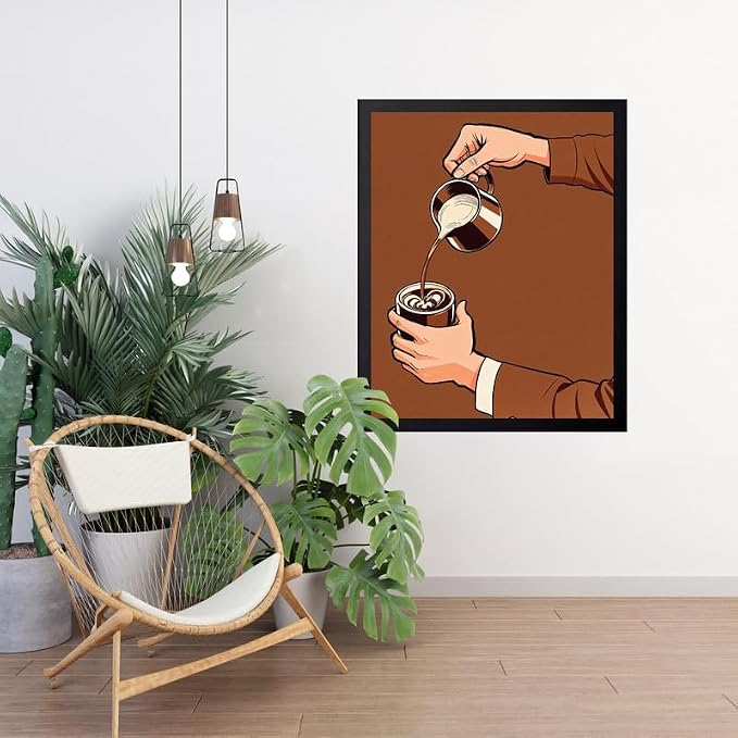 Lawrence Williams Designs Latte Art Pour Poster - Image 6