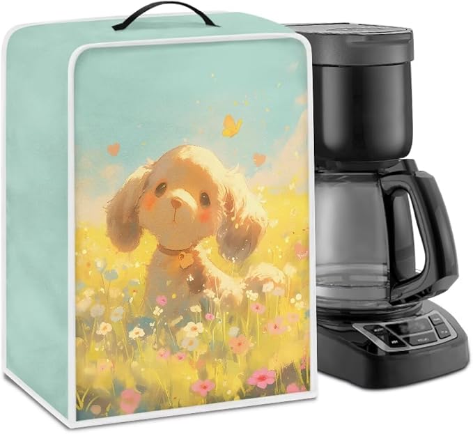 Dog Daisy Coffee Machine Dust Cover Waterproof Universal Barista Express by Unknown