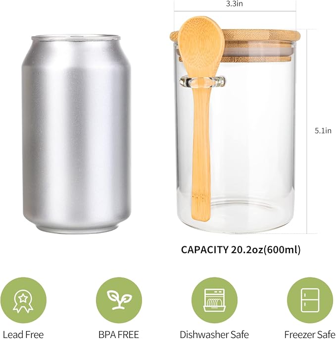 Airtight Food Storage Containers, Glass Canister - Image 2