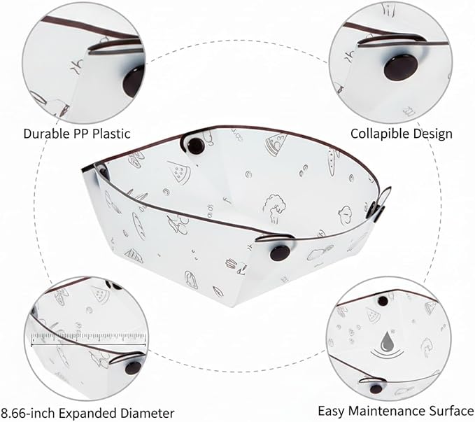 4-in-1 Collapsible Camping Tableware Set - Image 6