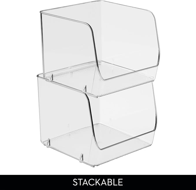 iDesign Stackable Open-Front Storage Bin - Image 5