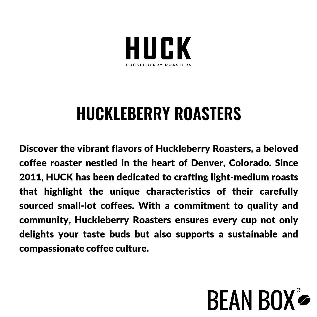 Blue Orchid - Roasted by Huckleberry Roasters - Whole Bean Coffee - 2 Pound Bag