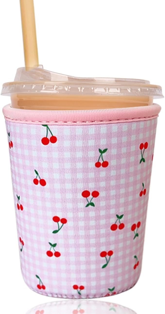 Reusable Insulated Sleeve for Iced Coffee Cup, Coffee Neoprene Sleeve for Cold by Unknown