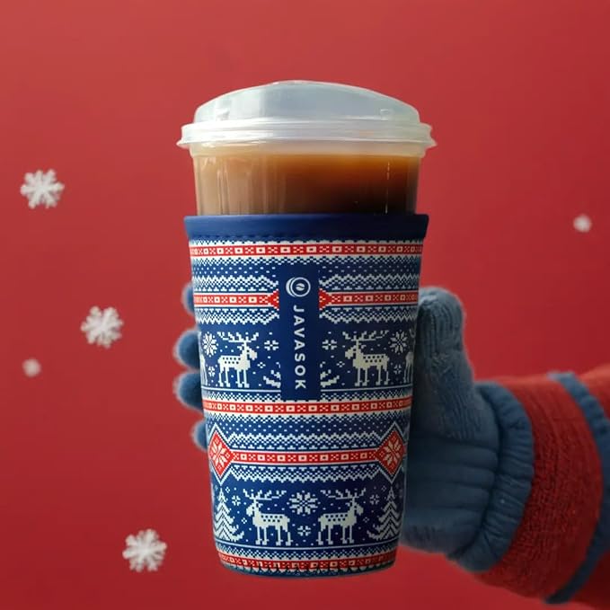 Sok It JavaSok Iced Coffee & Cold Soda Insulated Neoprene Cup Sleeve - Image 2