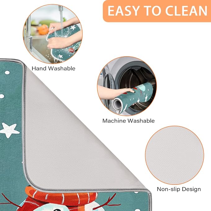 Dish Drying Mat, Kitchen Counter Quick Dry Pads - Image 4