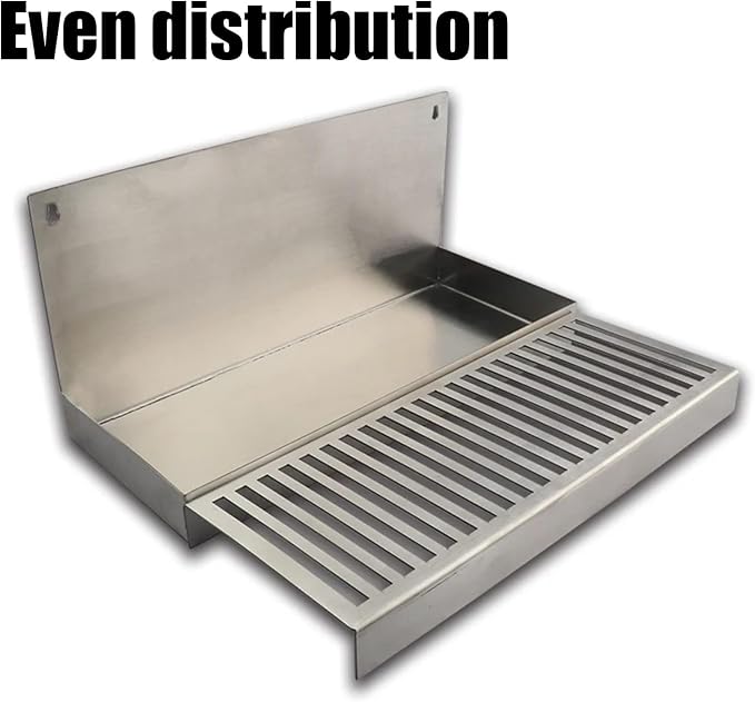 Wall Mount Drip Pan Easy to Clean, Stainless Steel Drip Tray Beer - Image 4