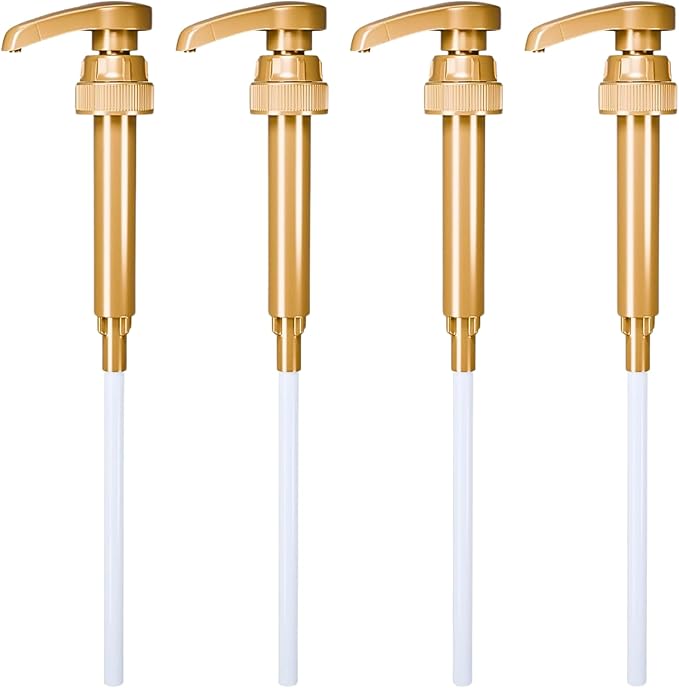 4 Pcs Coffee Syrup Pump Dispenser by TheKombuchaCompany