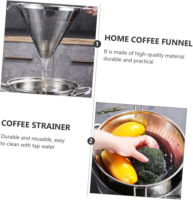SEWACC 1Pc Stainless Steel Funnel - Image 3