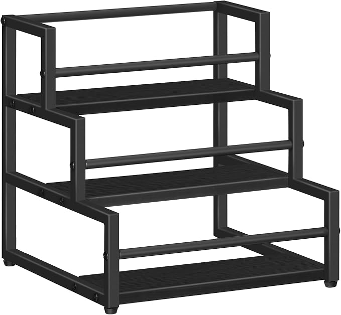 HOOBRO Coffee Syrup Rack Organizer, 3-Tier 12-Bottle Syrup Holder Stand by HOOBRO
