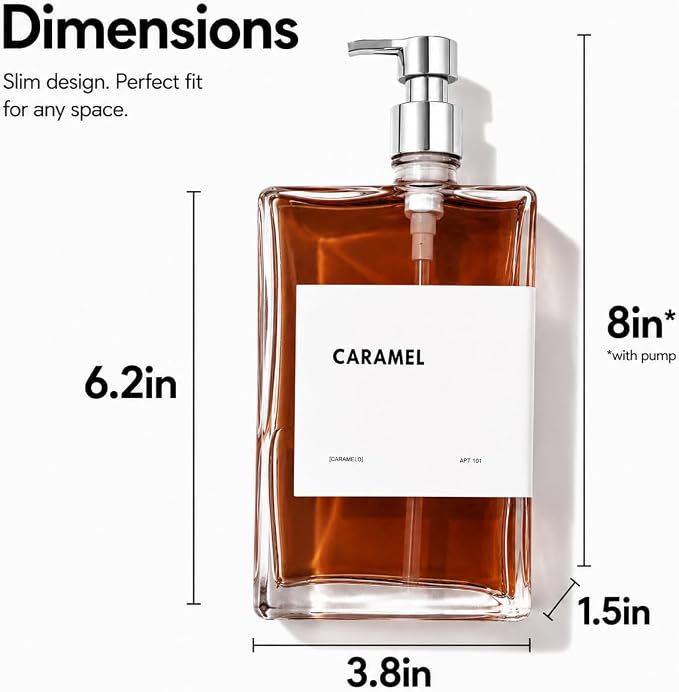 Glass Coffee Syrup Dispensers - Image 3