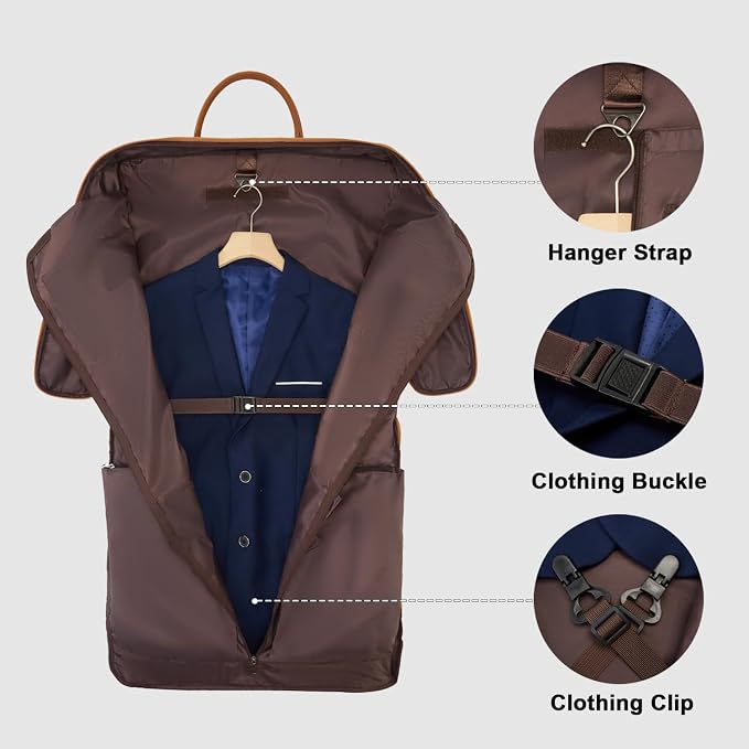 Garment Bag for Travel Large Carry on Garment Bags Men Women | Garment Suitcase - Image 2