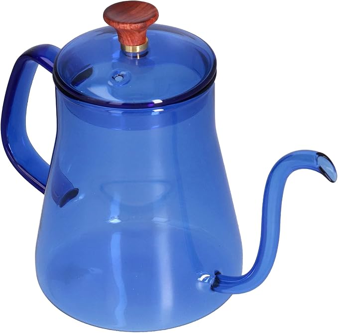 Glass Coffee Kettle, High Borosilicate Crystal Clear Gooseneck Spout, 350ml - Image 7