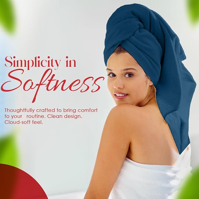 RIVERSIDE 100% Ring-Spun Cotton Bath Towels Set of 4 22 x 44 - Image 2
