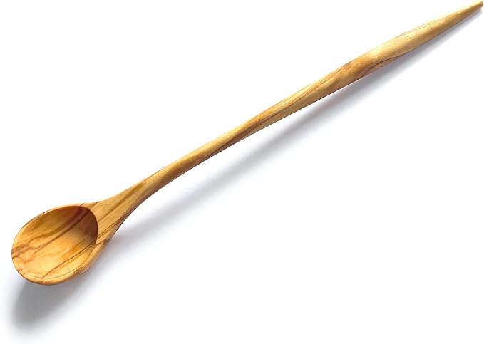 WONDERFUL 100% Natural Olive Wood Long Handle Spoons by WONDERFULHOUSEHOLD