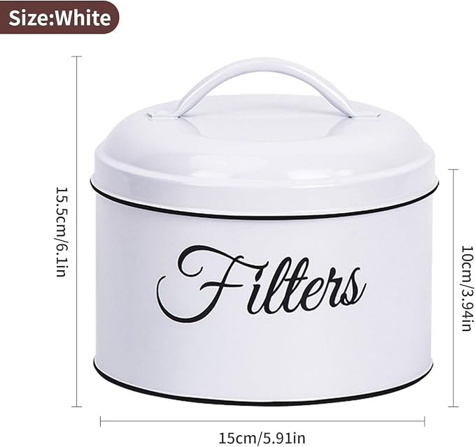 Coffee Filter Holder, Basket Coffee Filter Holder Storage - Image 2