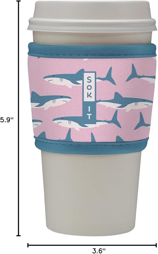 Sok It HotSok Coffee & Tea Reusable Insulated Neoprene Cup Sleeve - Image 7