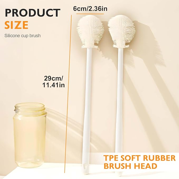 360° Flexible Silicone Bottle Brush - Image 7