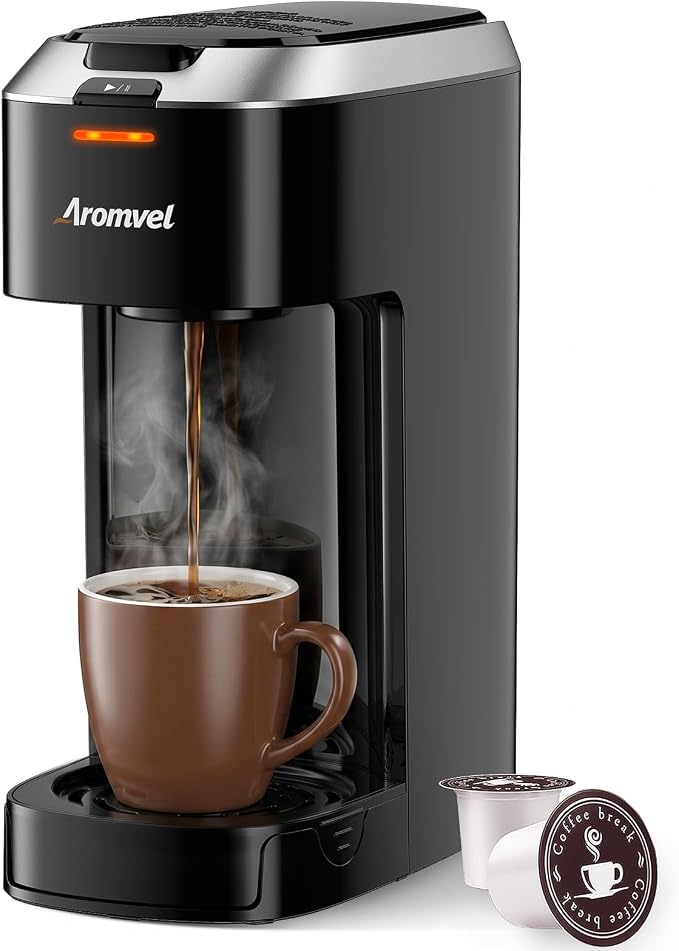 Single Serve Coffee Maker for K Cup Pods, One Button Coffee Maker, 6-14oz Brew by Unknown