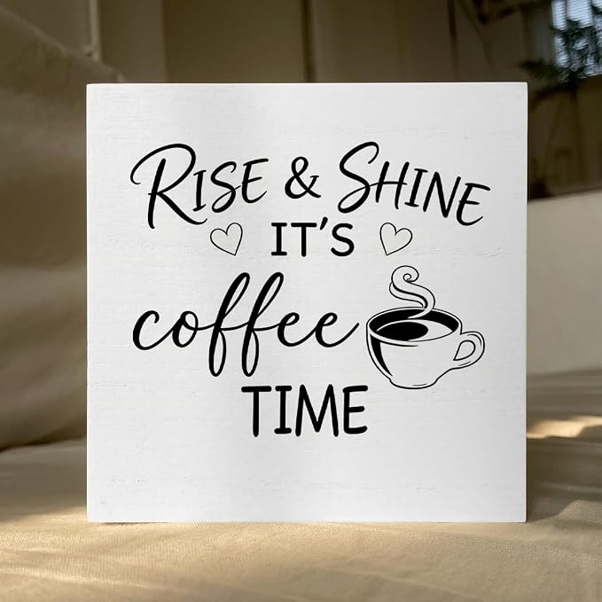 Farmhouse Coffee Bar Sign 5x5 Inch - Image 5