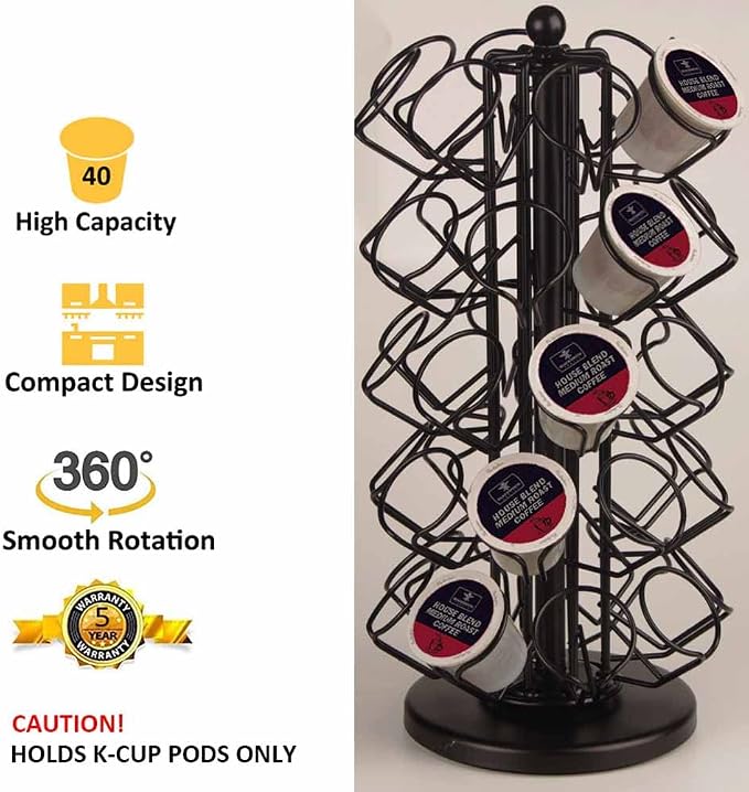 BLACKSMITH FAMILY K Cup Holders, K Cup Holder, K Cups Holder, K Cup Carousel - Image 3