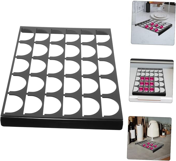 TEHAUX Coffee Capsules Holder Rack Acrylic Storage Organizer - Image 4