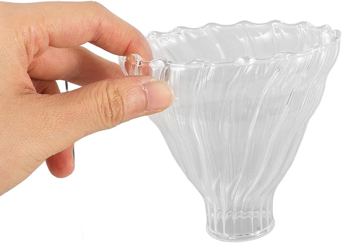 Reusable Spiral Coffee Dripper Filter Funnel Glass 3.7In Precise Filtration - Image 7