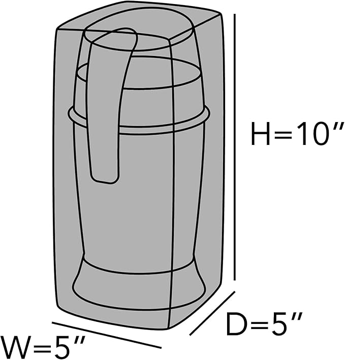Covermates Keepsakes Coffee Maker Cover – Quilted Appliance Protector - Image 3