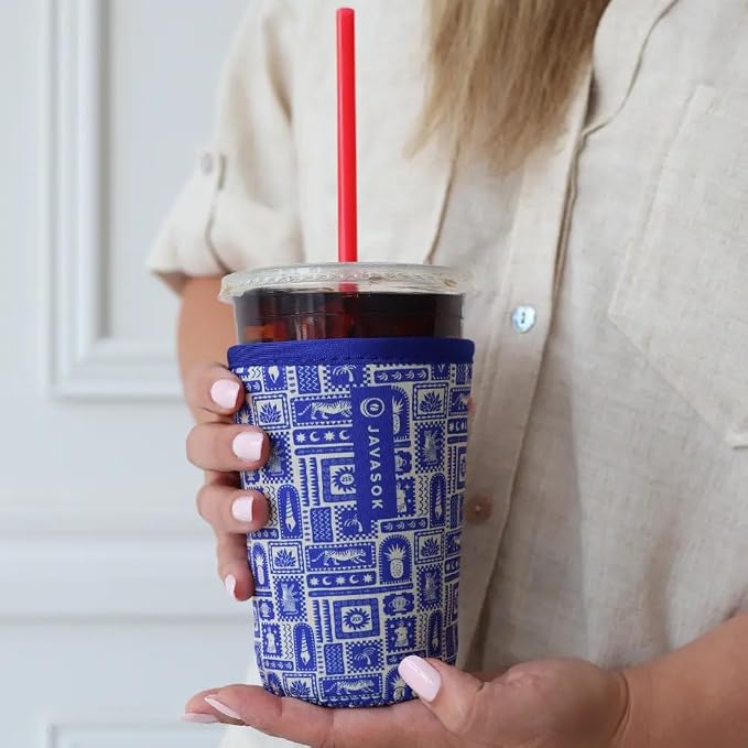 Sok It JavaSok Iced Coffee & Cold Soda Insulated Neoprene Cup Sleeve - Image 2