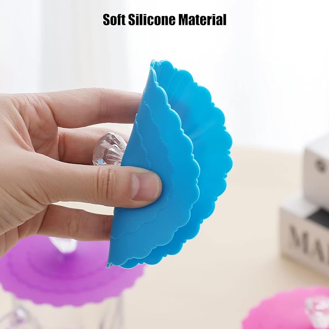 Silicone Cup Covers ， Multicolored Silicone Lids - Image 5