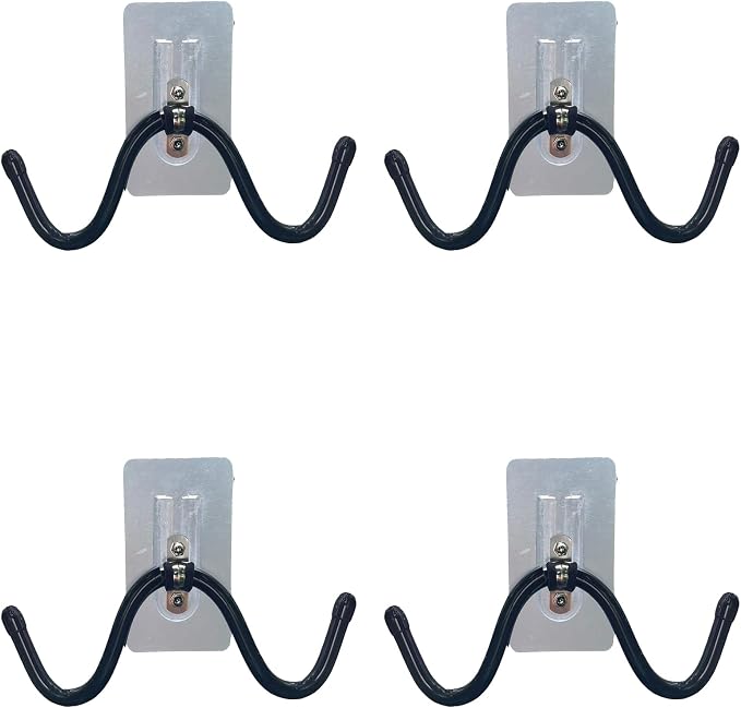 AUXPhome 4pcs Self Adhesive Cup Hooks Cabinet Organizer, Mug Holder Under - Image 2