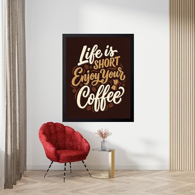 Lawrence Williams Designs Life Is Short Enjoy Your Coffee Poster - Image 5