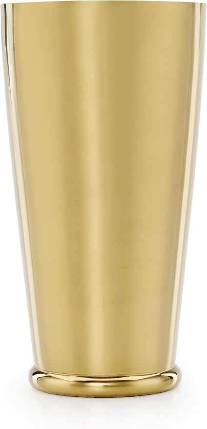 Barfly Cocktail Shaker with Weighted Bottom, Deluxe 28 oz, Antique Gold by BarflybyMercer