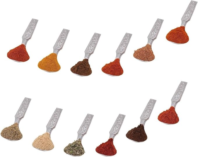 Mini Spoon Set of 12 for Spice Box Small Stainless Steel Spoons for Masala - Image 6