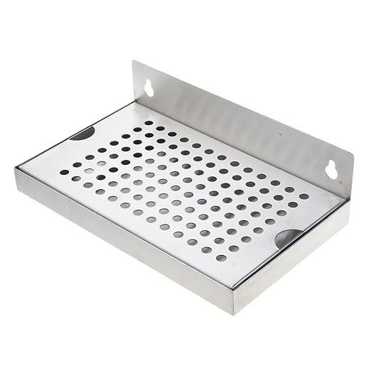 Stainless Steel Drip Tray, Wall Mount Non-Slip Drain Tray by Unknown