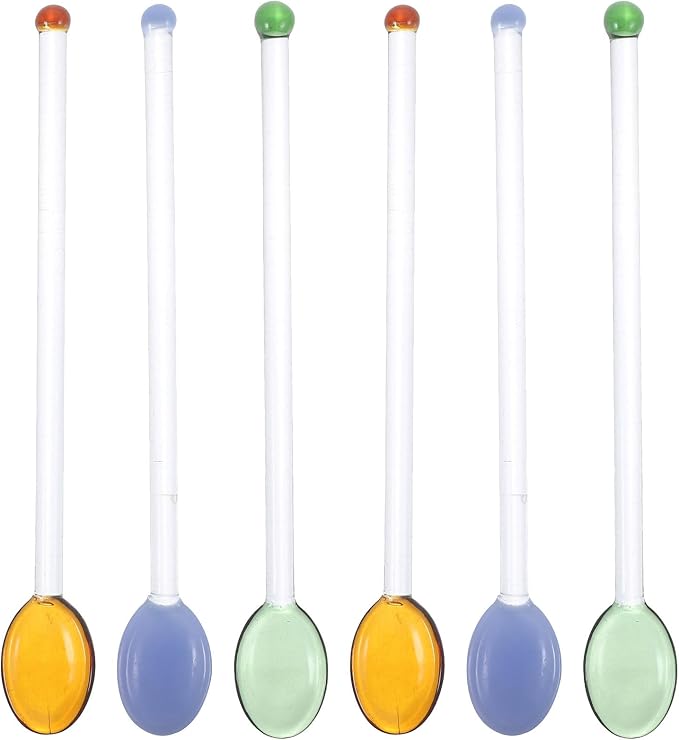 6pcs Stirring Rod Cocktail Stirrer Coffee Stir Sticks Fruit Mixing Stick by ULTNICE