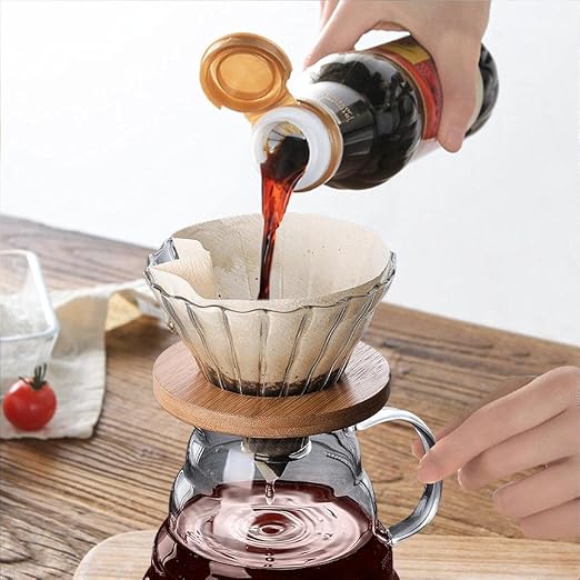 Glass Coffee Funnel for Spiral Coffee – Portable, Lightweight & Heat- - Image 3