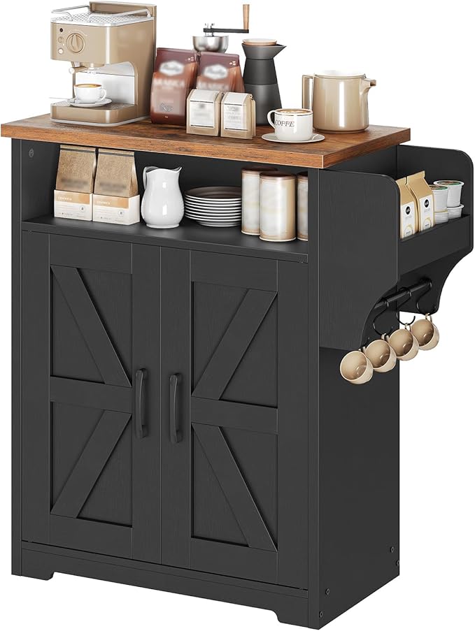 YATINEY Coffee Bar Cabinet, Kitchen Island by Yatiney